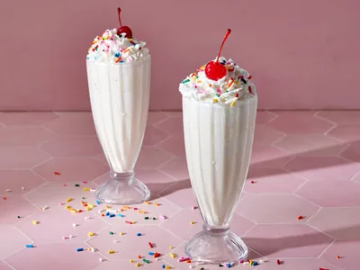Vanilla milk shake